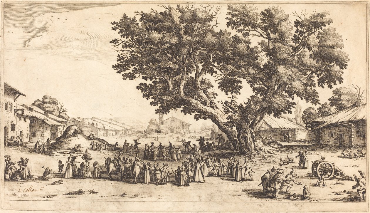 Der Jahrmarkt in Xeuilley von Jacques Callot