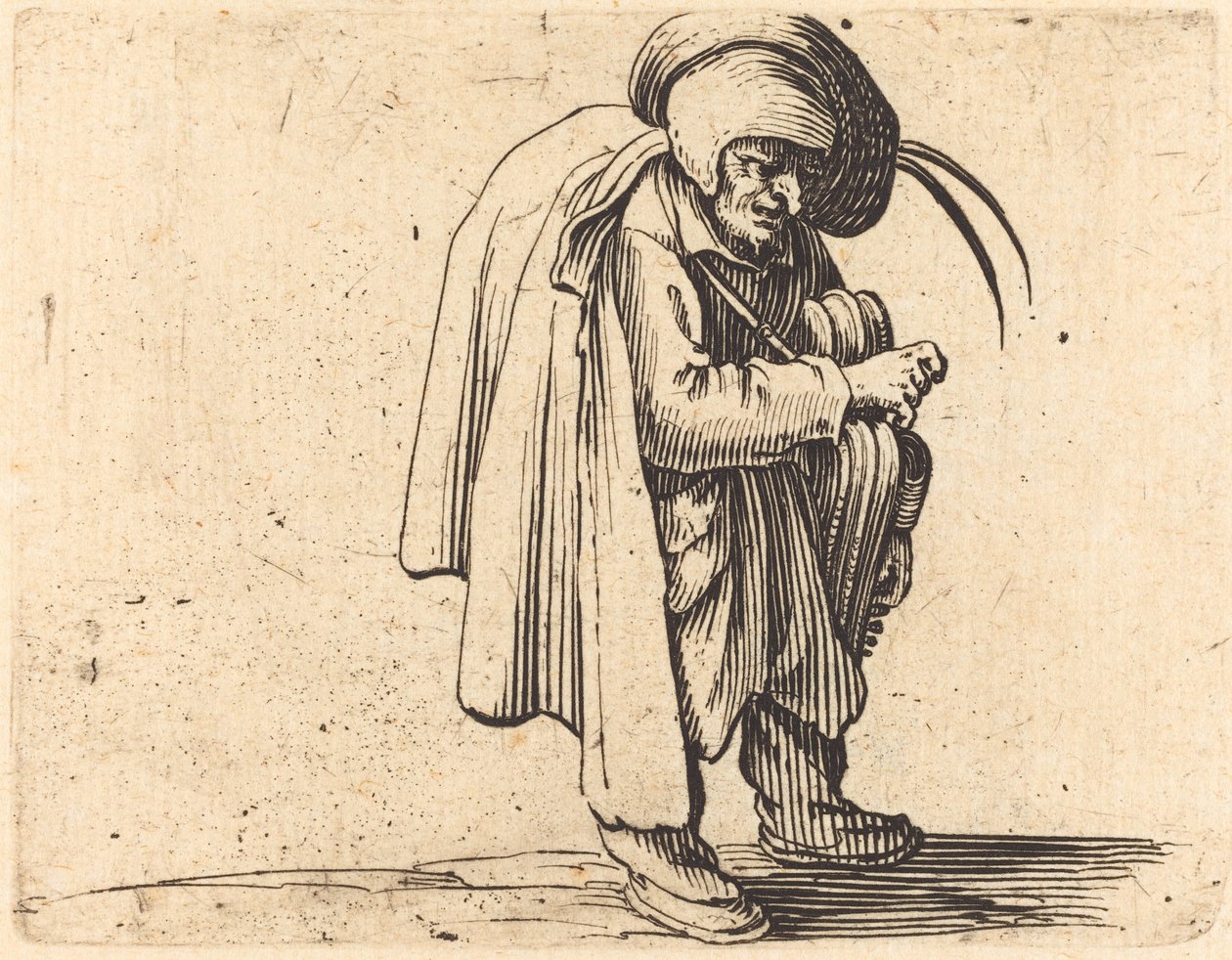 Der Drehorgelspieler von Jacques Callot