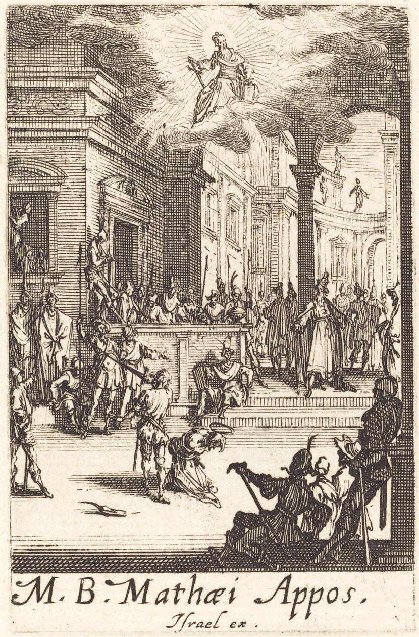 Das Martyrium des Heiligen Matthäus von Jacques Callot
