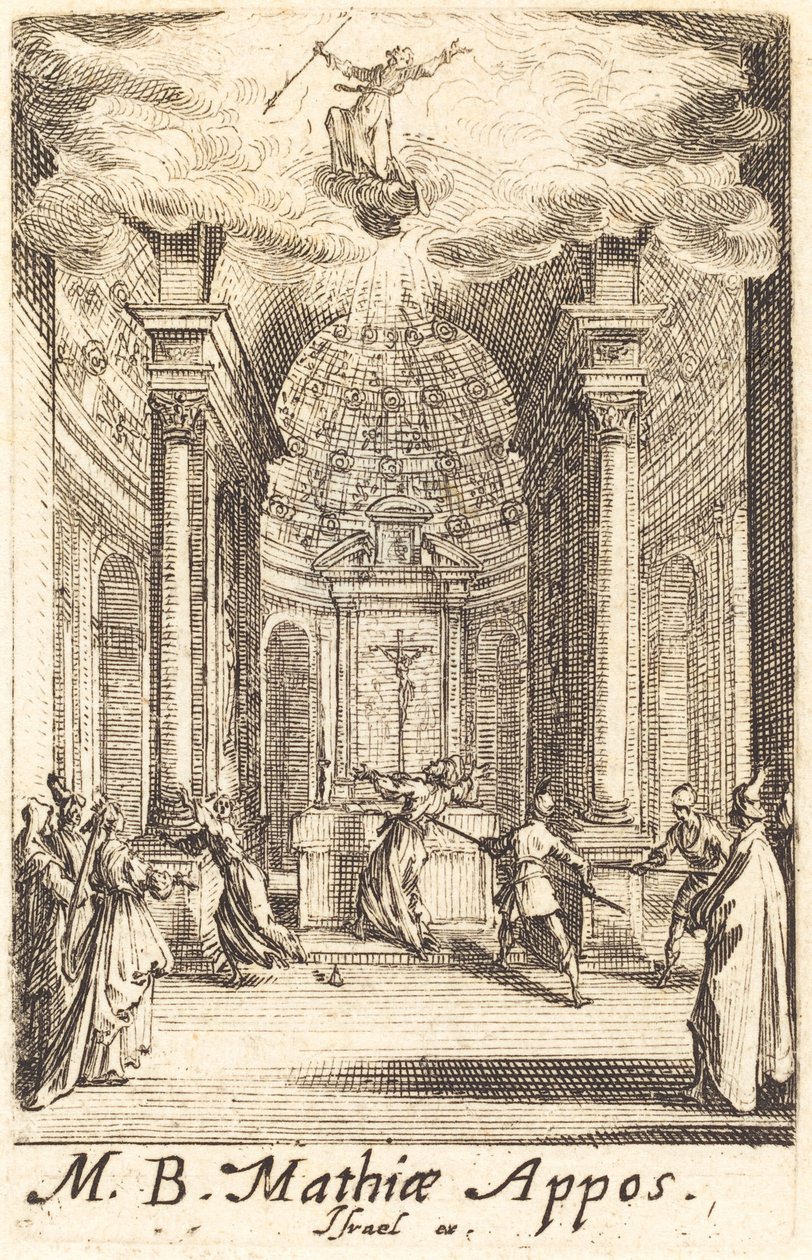 Das Martyrium des Heiligen Matthias, um 1634-1635 von Jacques Callot