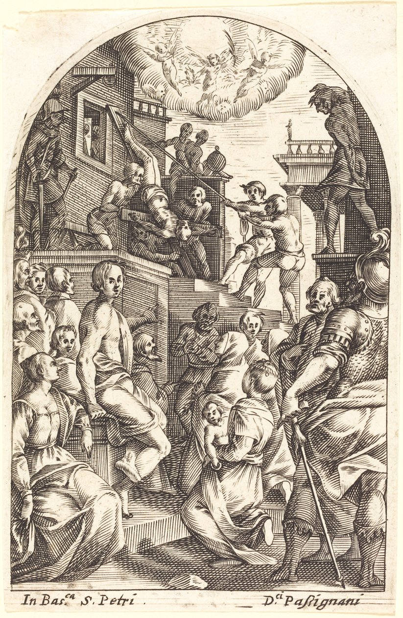 Das Martyrium des Heiligen Petrus von Jacques Callot