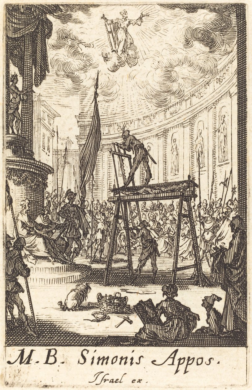 Das Martyrium des heiligen Simon von Jacques Callot