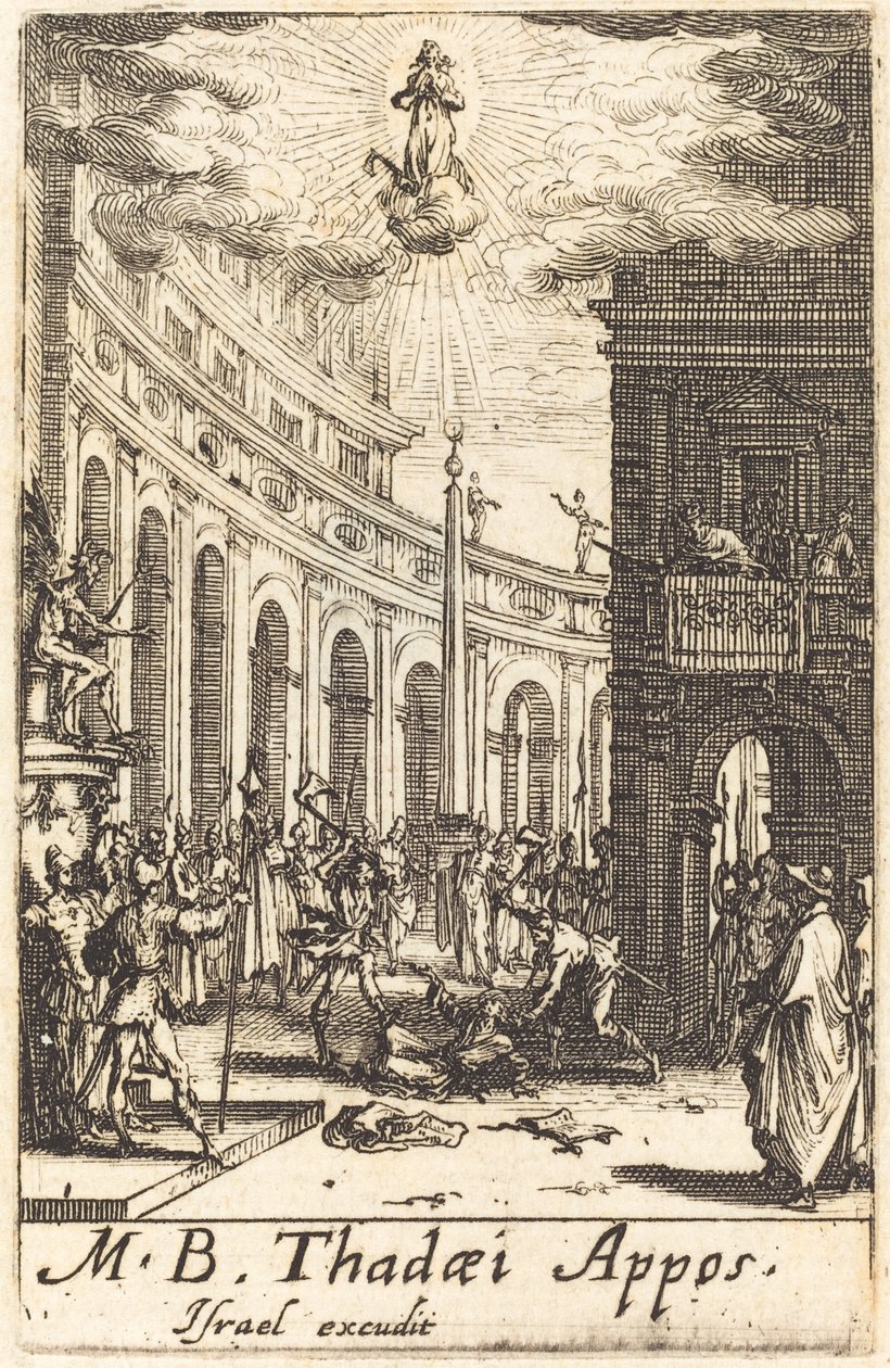 Das Martyrium des Heiligen Thaddäus von Jacques Callot