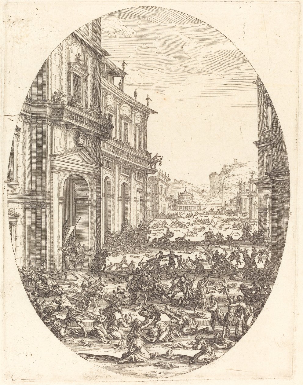 Das Massaker der Unschuldigen von Jacques Callot