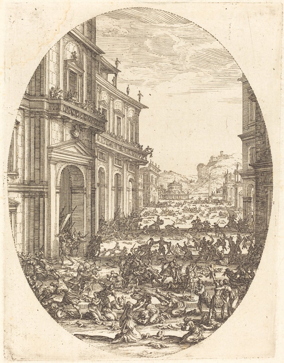 Das Massaker der Unschuldigen von Jacques Callot