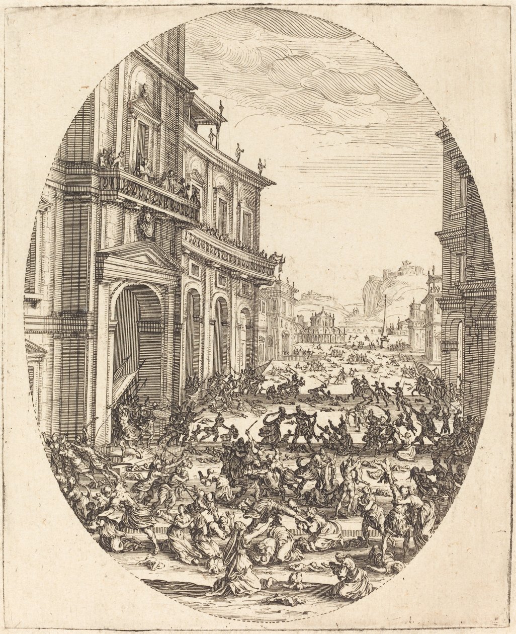 Das Massaker der Unschuldigen von Jacques Callot