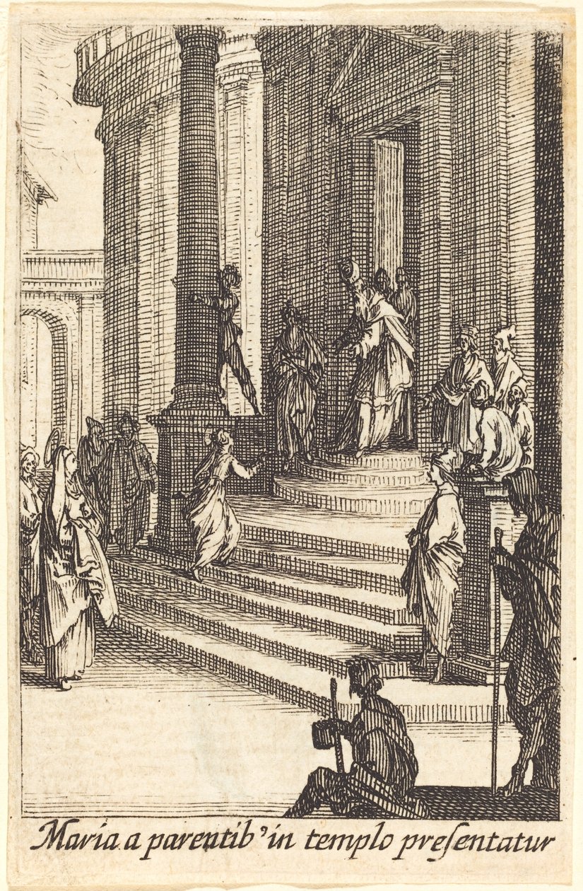 Die Darstellung der Jungfrau von Jacques Callot