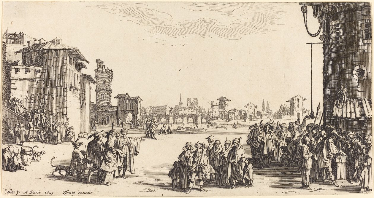 Der Sklavenmarkt von Jacques Callot