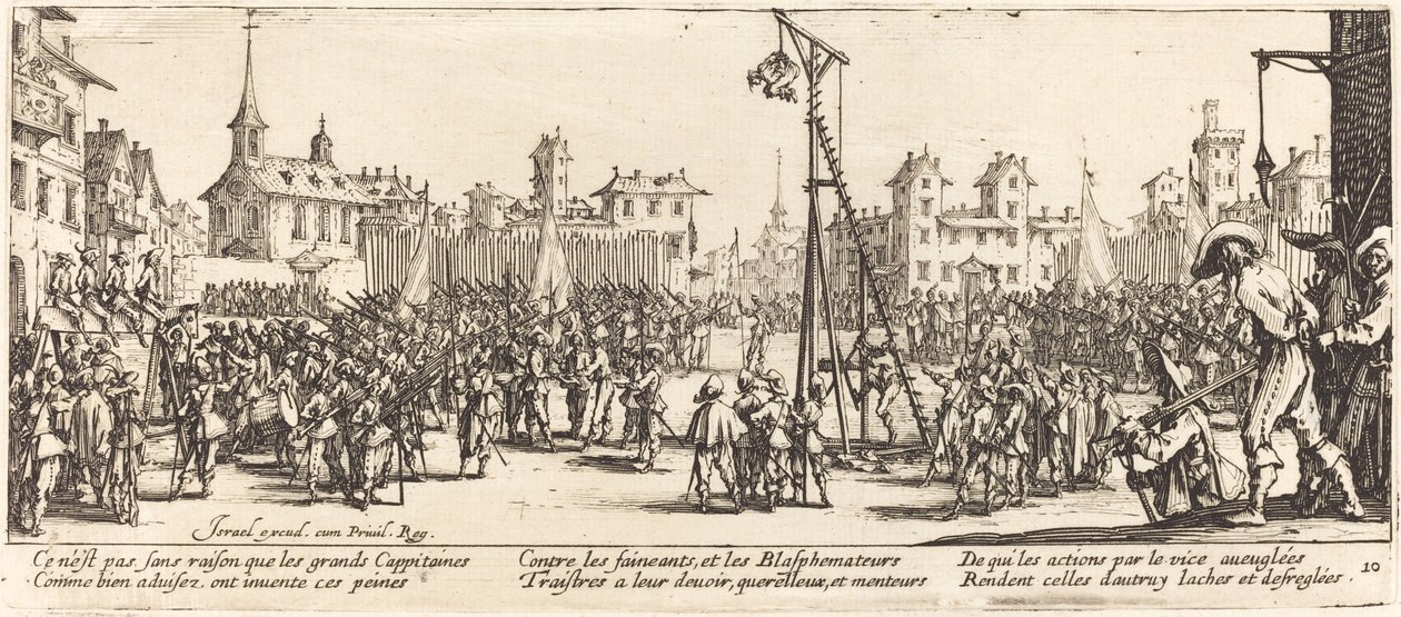 Die Strappado von Jacques Callot
