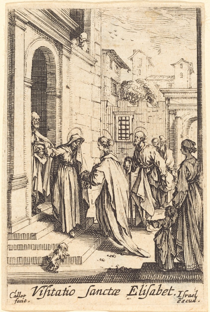 Die Heimsuchung, um oder nach 1630 von Jacques Callot