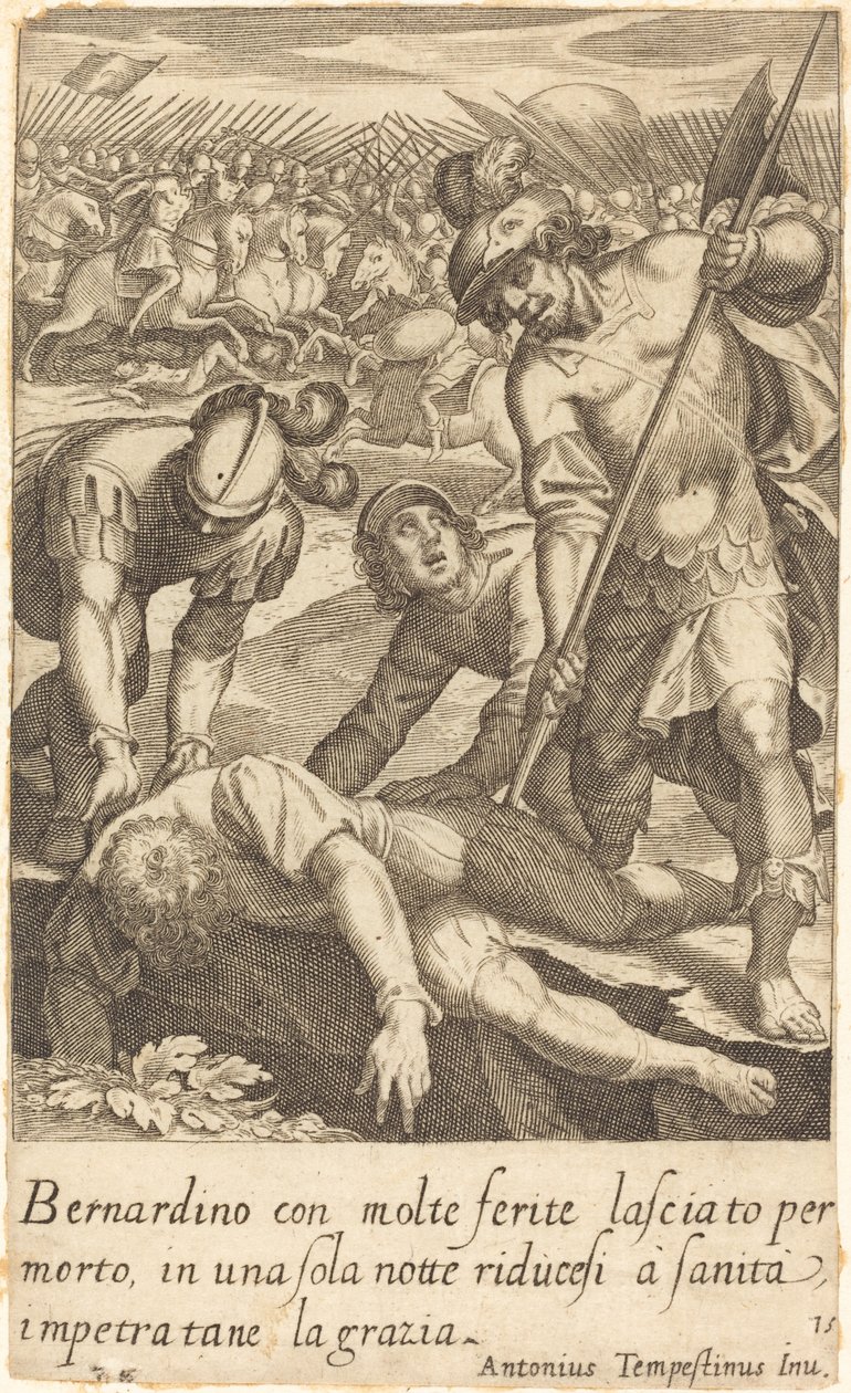 Bernardino von Jacques Callot after Antonio Tempesta