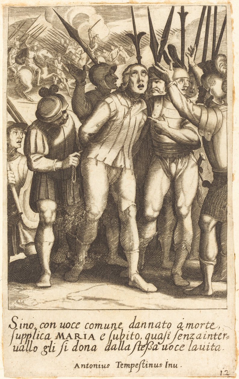 Sino von Jacques Callot after Antonio Tempesta