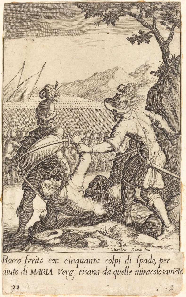 Rocco von Jacques Callot after Matteo Rosselli
