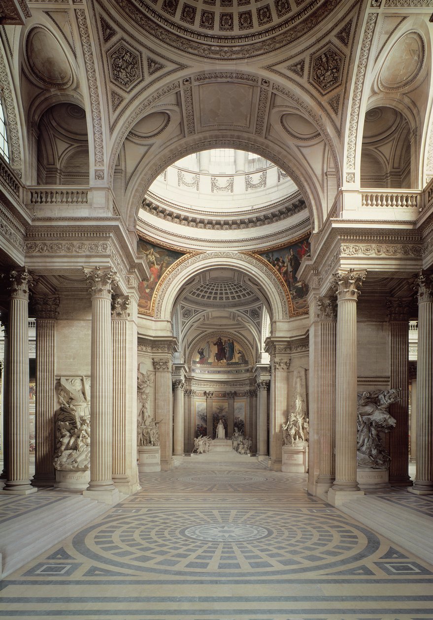 Innenansicht, 1764-1812 von Jacques Germain Soufflot