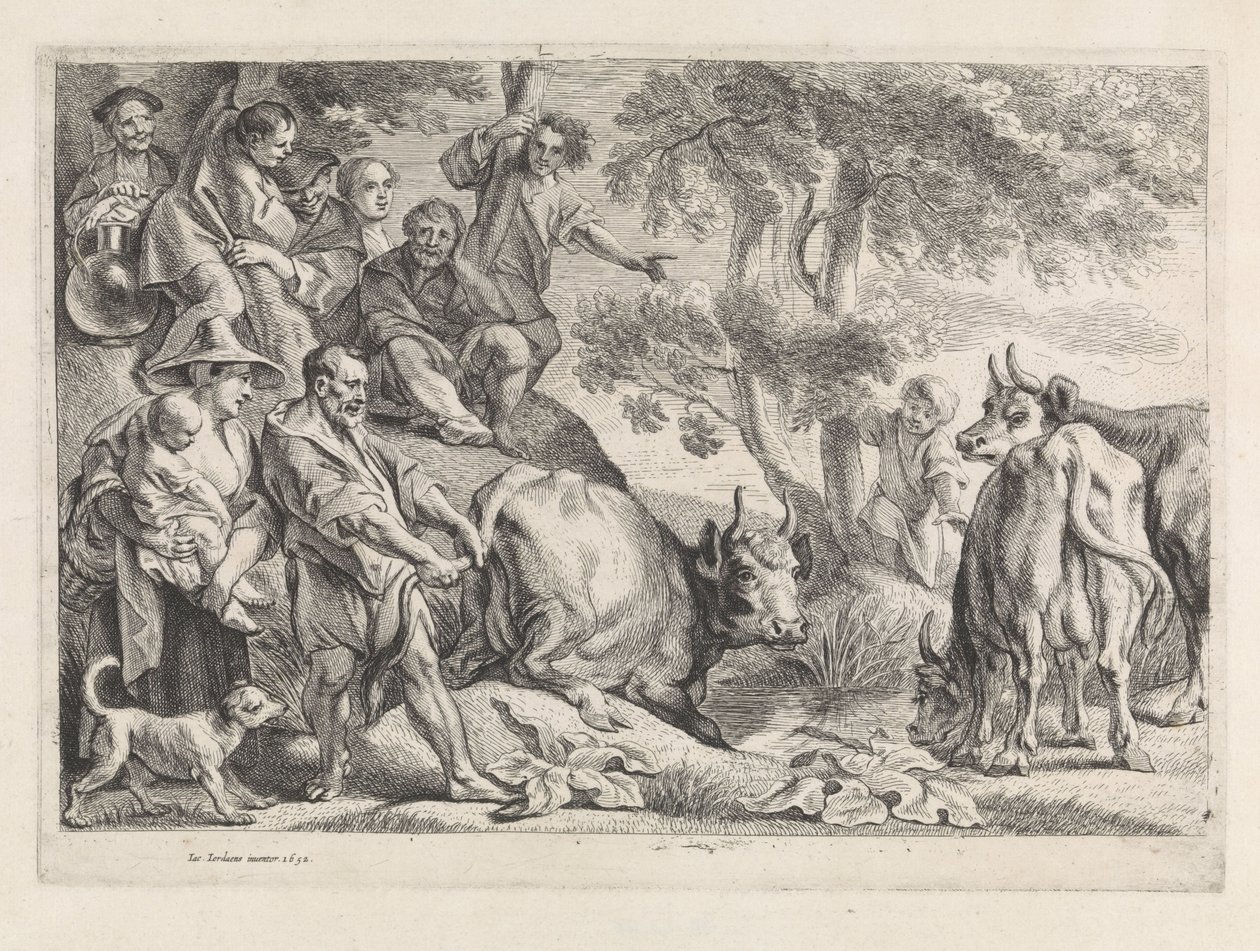 Herkules und Cacus von Jacques Jordaens