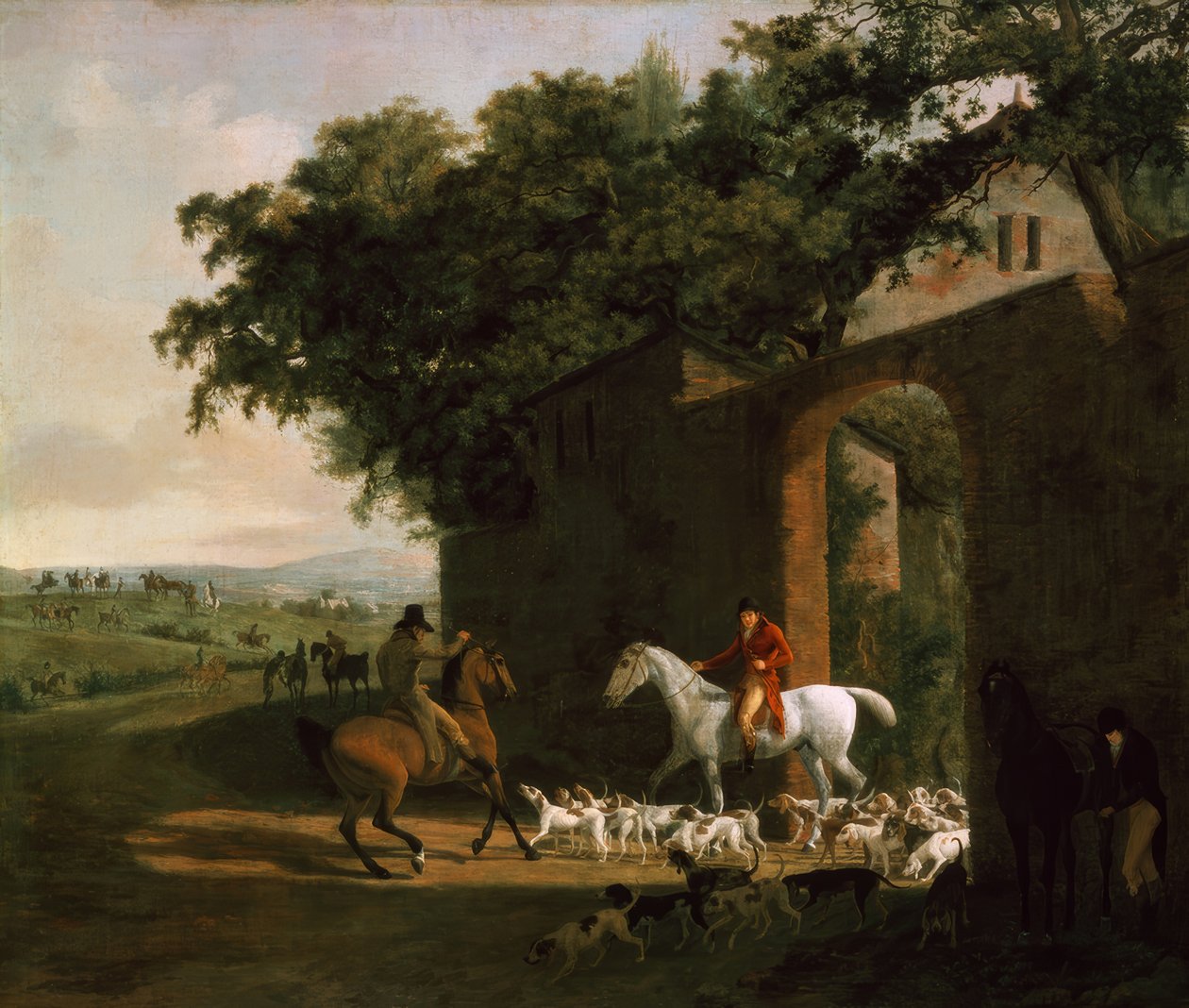 Aufbruch zur Jagd von Jacques Laurent Agasse