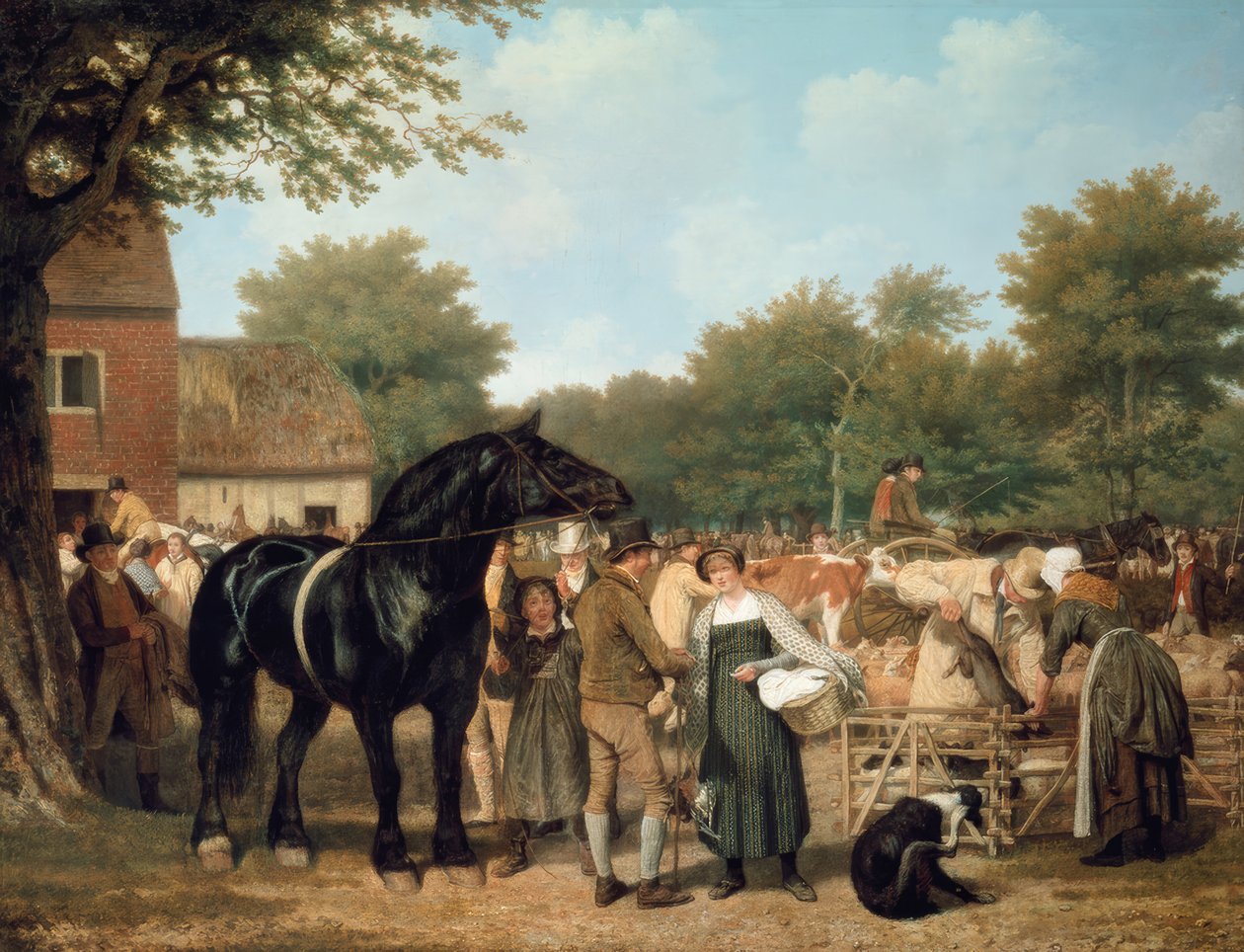 Der Jahrmarkt von Jacques Laurent Agasse