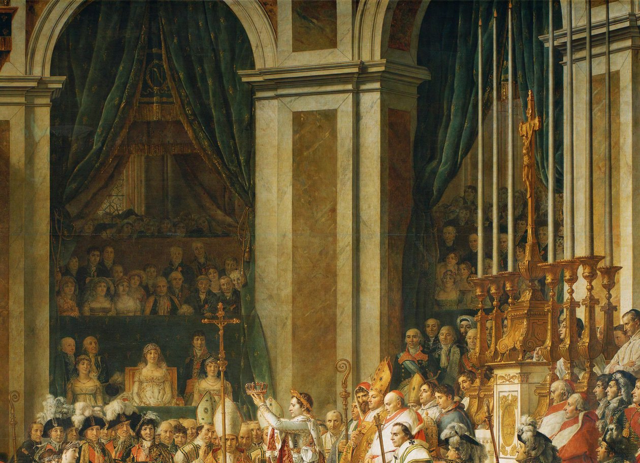 Krönung Napoleons in Notre-Dame von Jacques Louis David