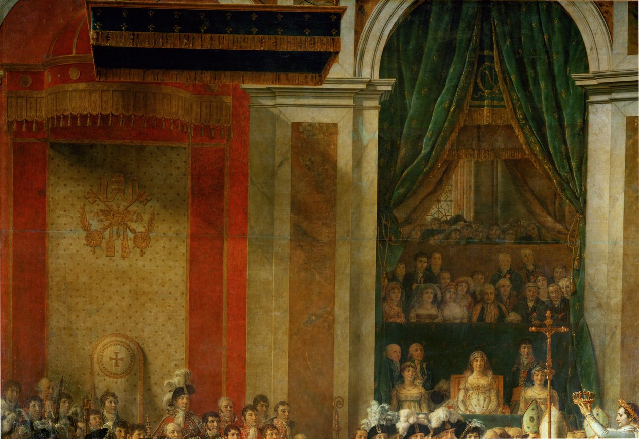 Krönung Napoleons in Notre-Dame von Jacques Louis David