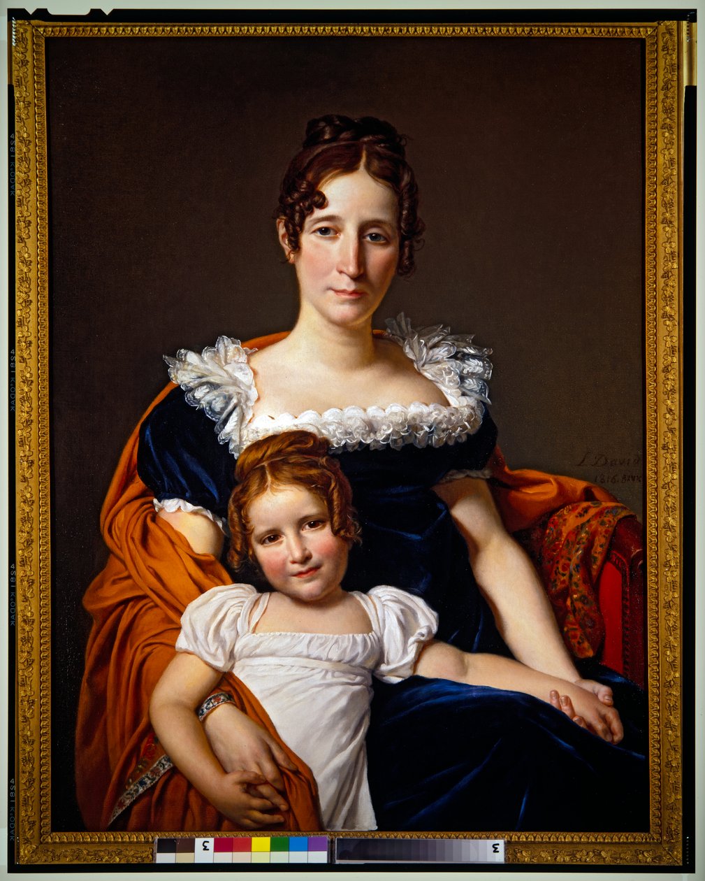 Vicomtesse Vilain XIIII und ihre Tochter von Jacques Louis David