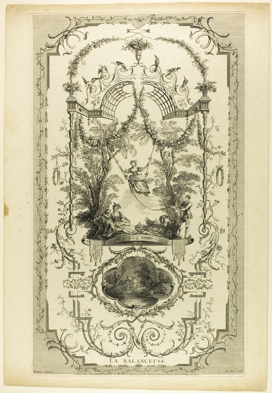 Die Schauklerin von Jacques Philippe Le Bas