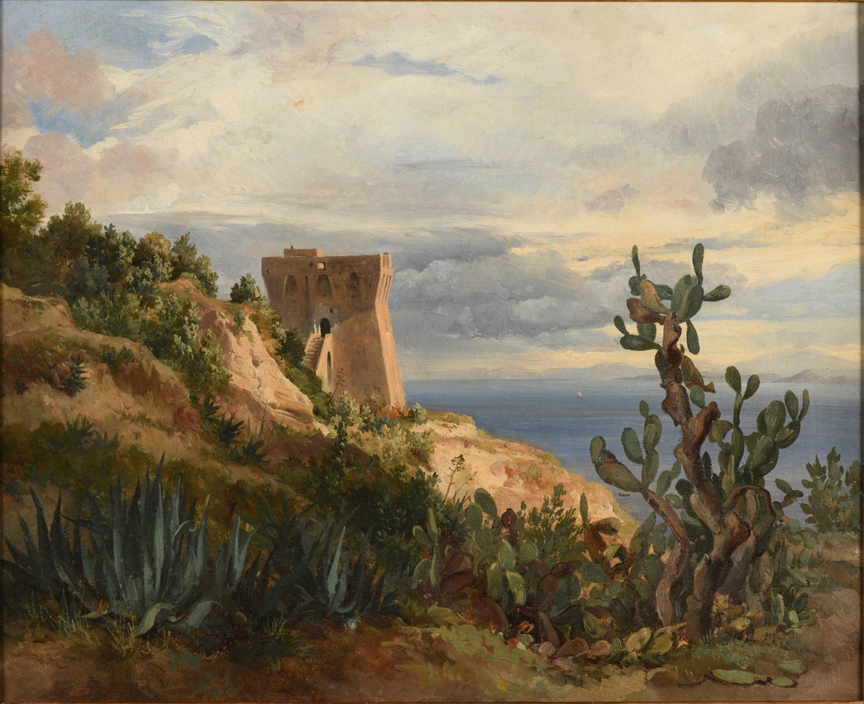 Turm am Meer von Jacques Raymond Brascassat