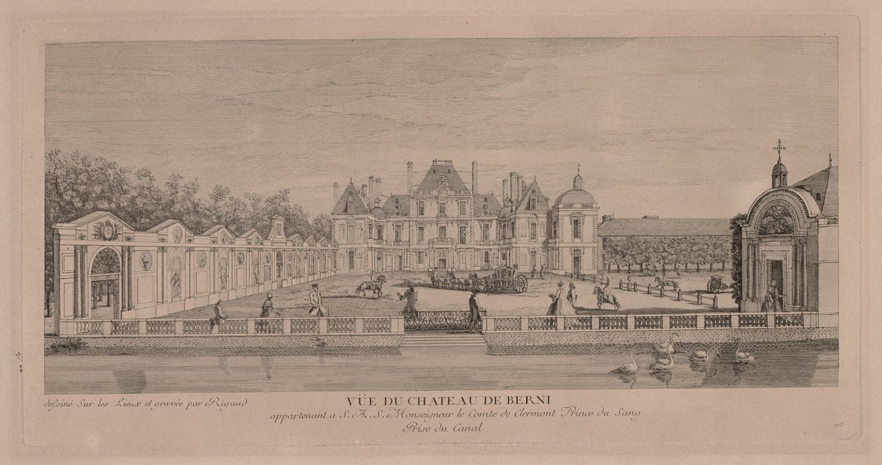 Schloss von Berny von Jacques Rigaud