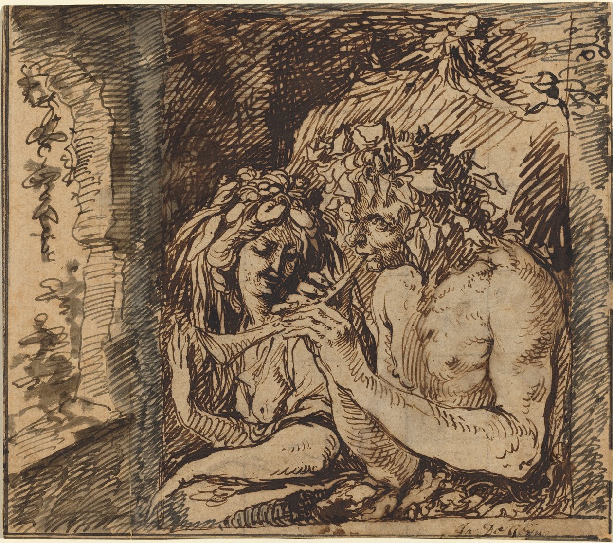 Bacchus und Ceres von Jacques de Gheyn II