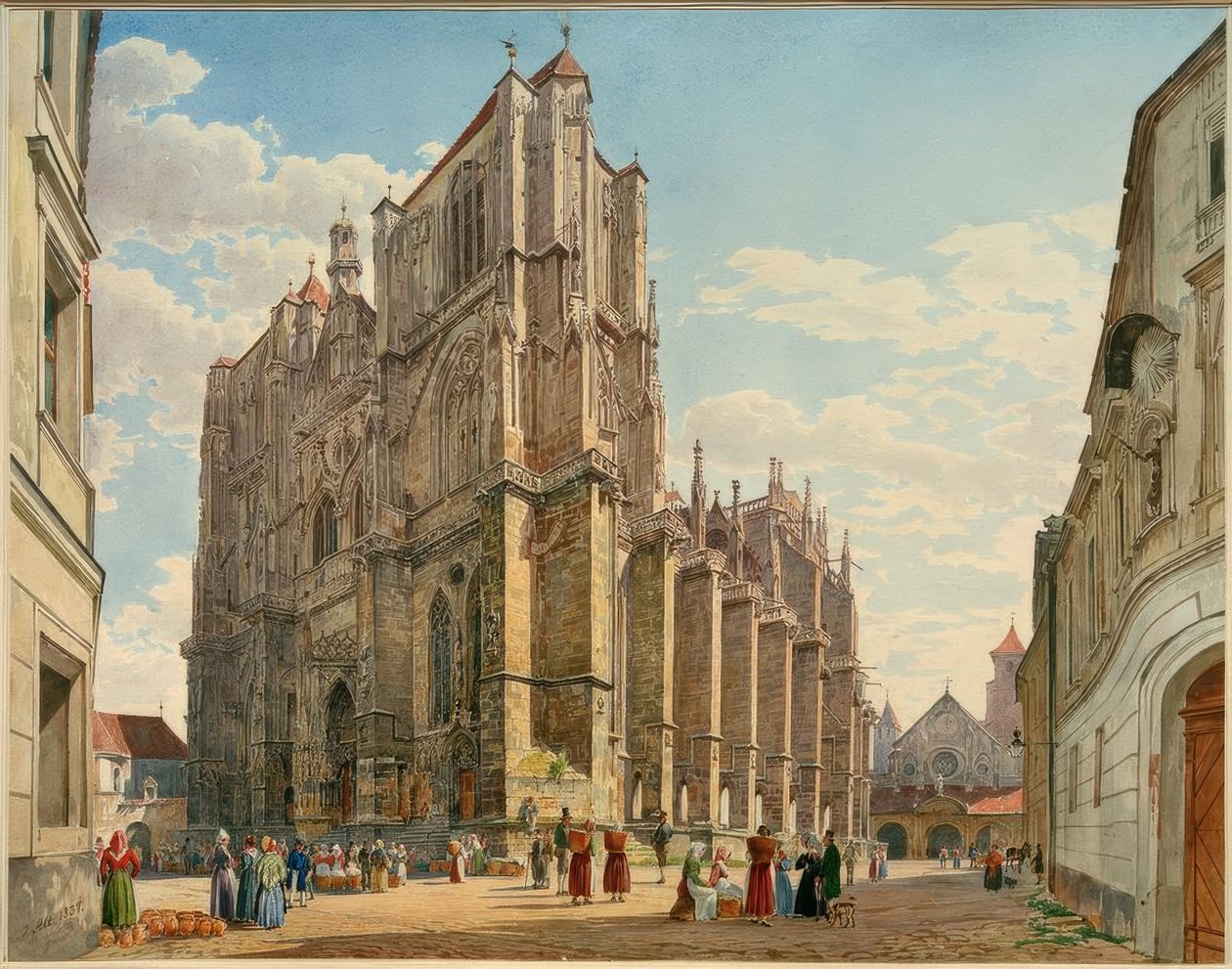 Der Dom in Regensburg von Jakob Alt