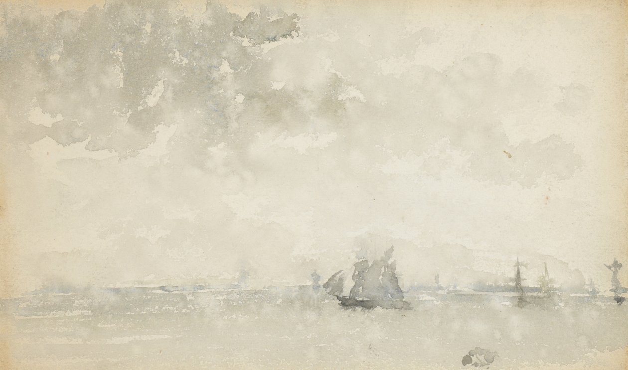 Grau und Silber - Nordsee, ca. 1884 von James Abbott McNeill Whistler