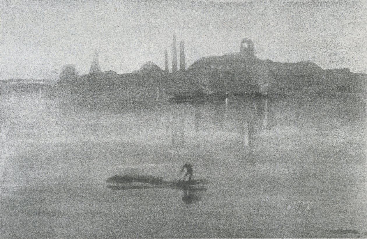 Nocturne: Der Fluss bei Battersea von James Abbott McNeill Whistler