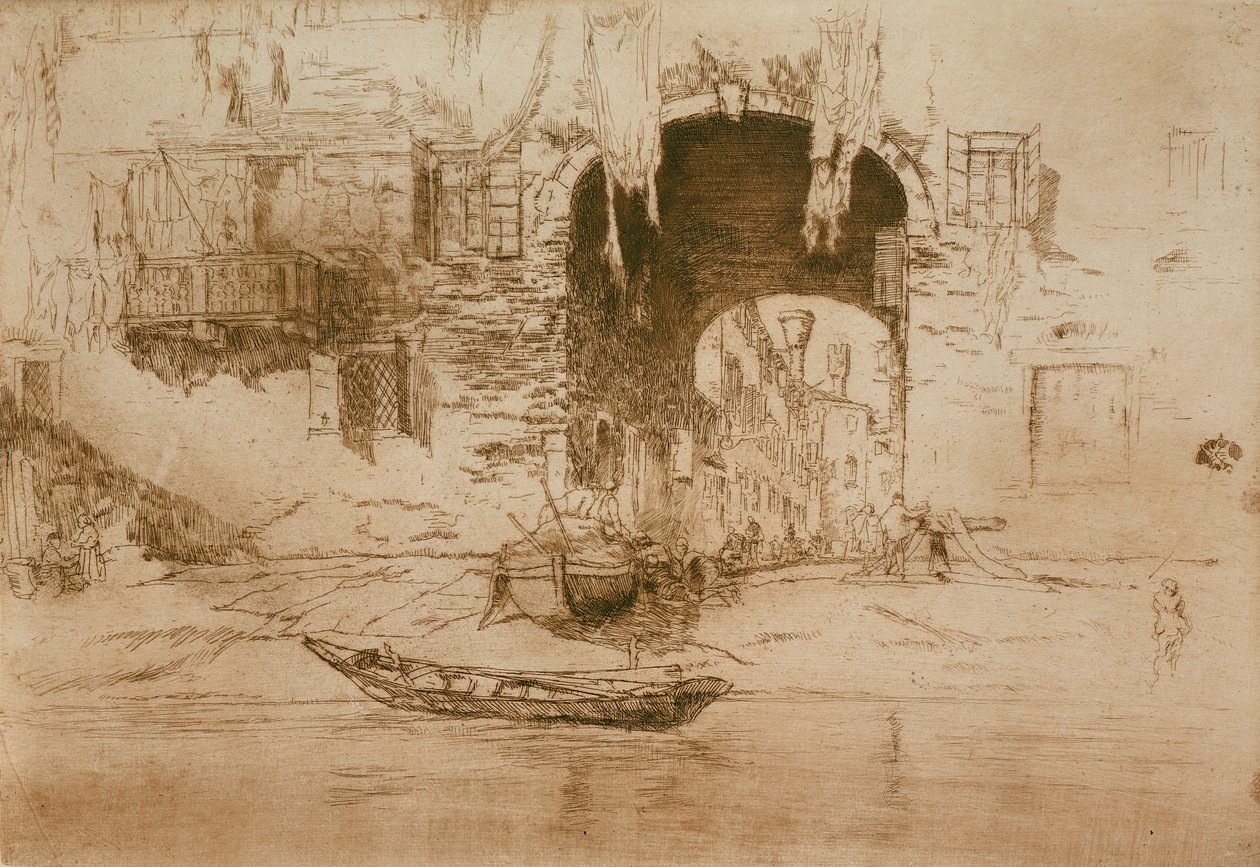 San Biagio, Venedig, 1879-80 von James Abbott McNeill Whistler