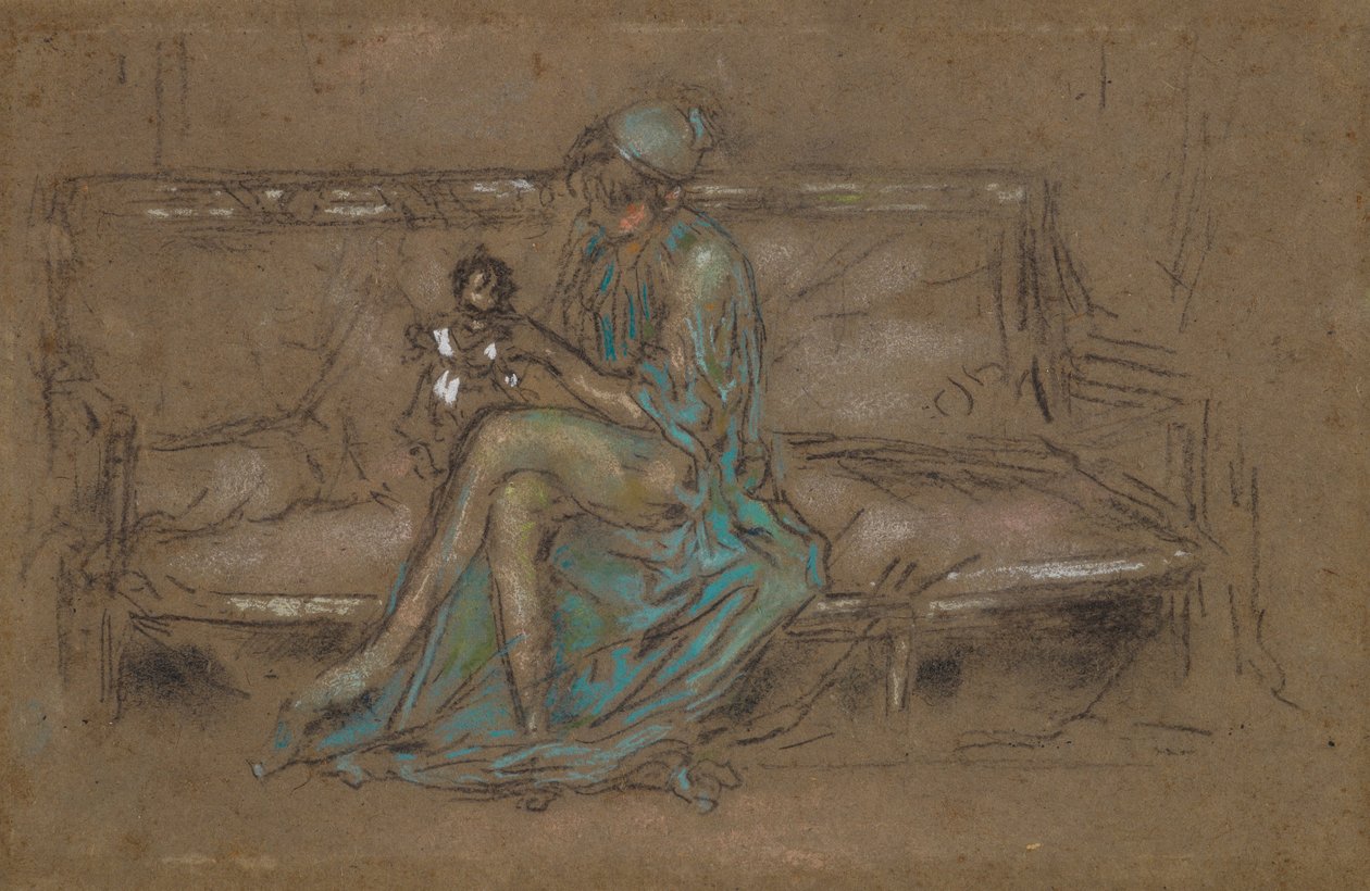 Die grüne Mütze von James Abbott McNeill Whistler