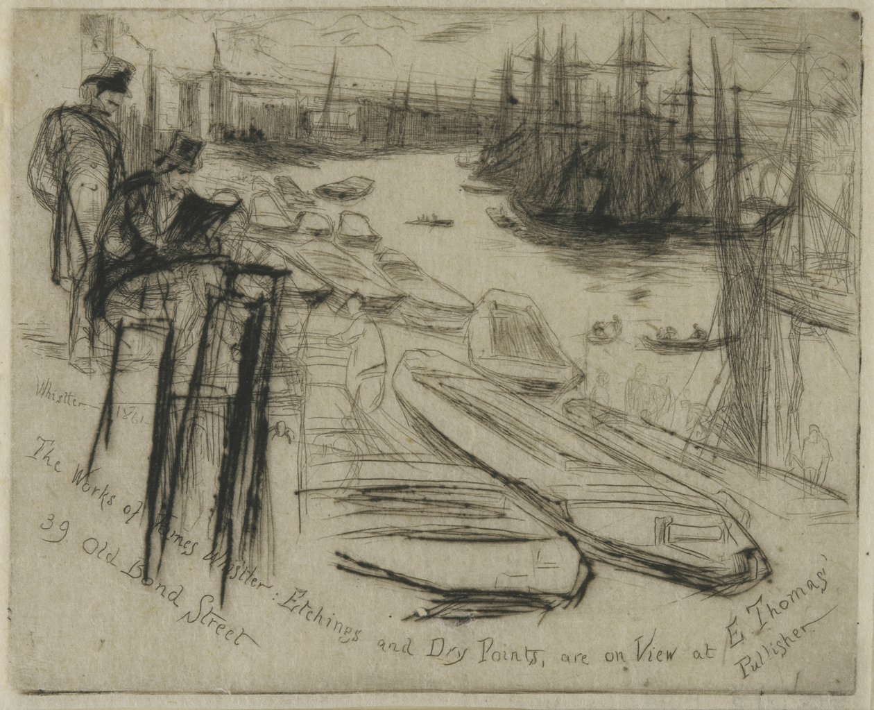 Der kleine Teich, 1861 von James Abbott McNeill Whistler