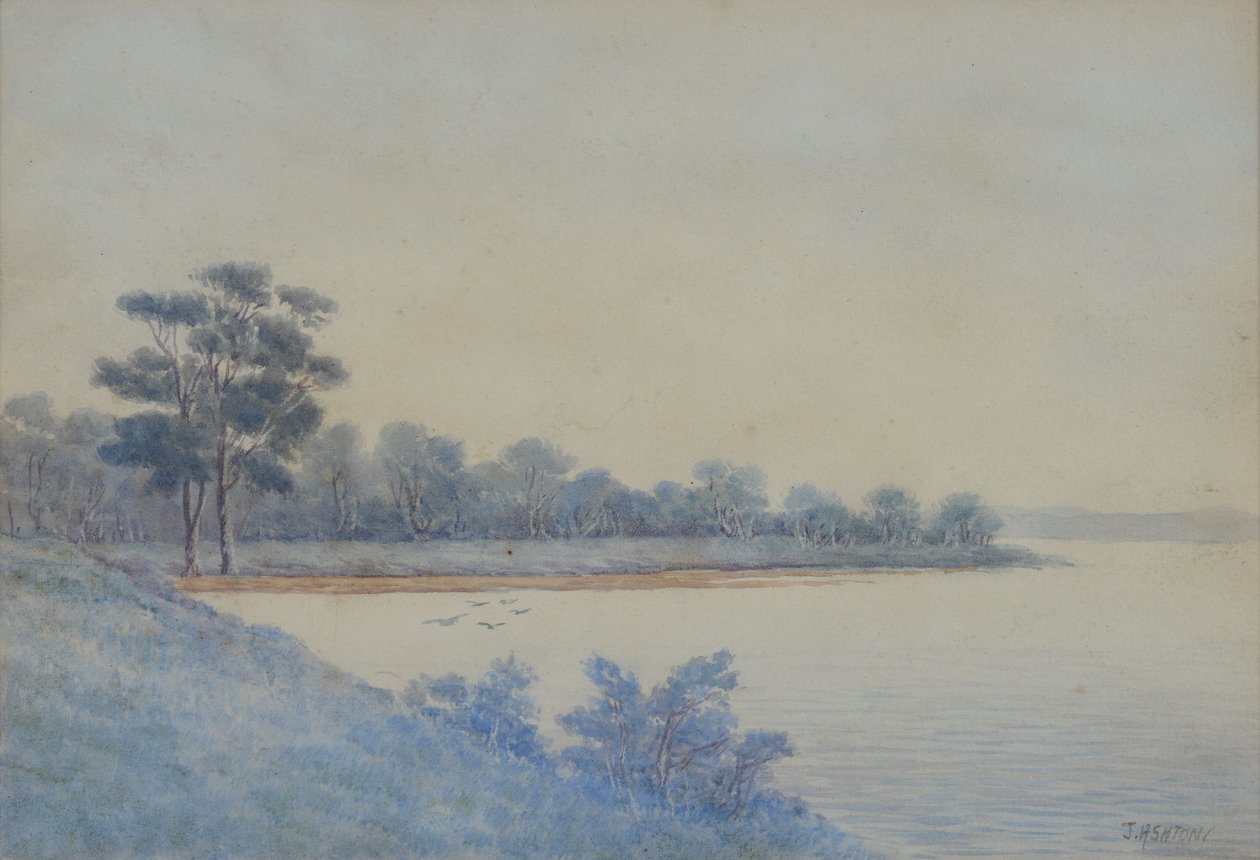 Flusslandschaft von James Ashton