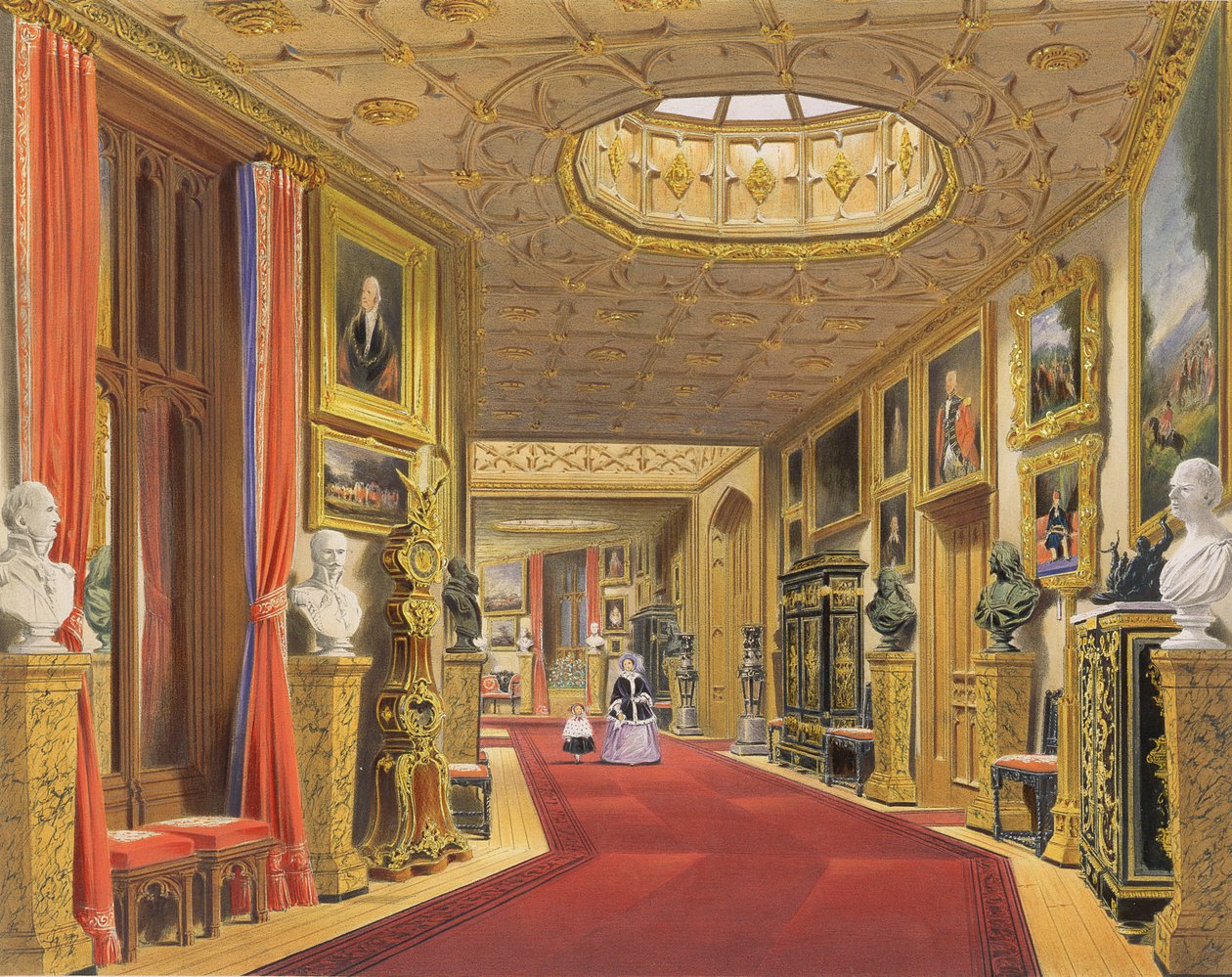 Winkel des Ostkorridors, Windsor Castle, aus 