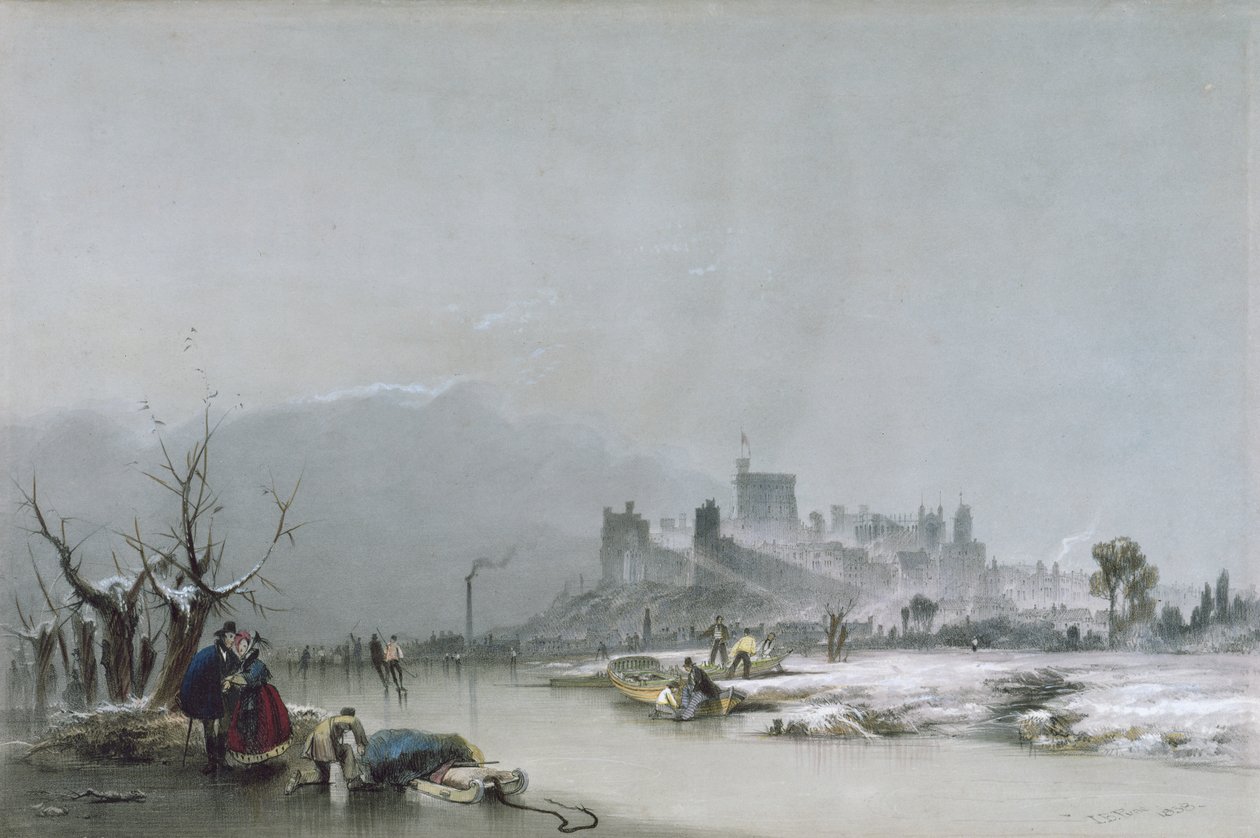 Schloss Windsor: von der Themse von James Baker Pyne
