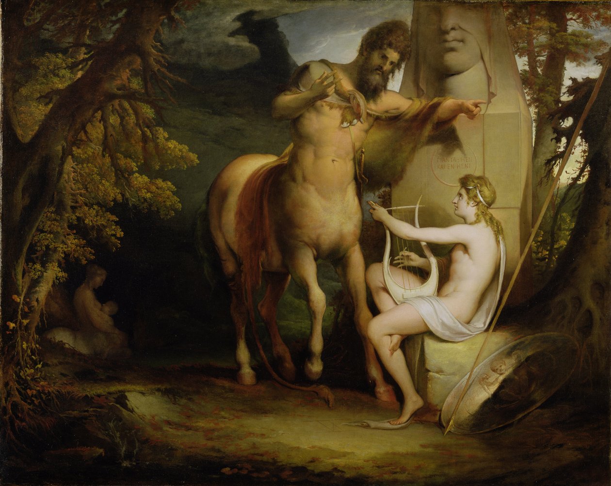 Die Erziehung des Achilles, ca. 1772 von James Barry