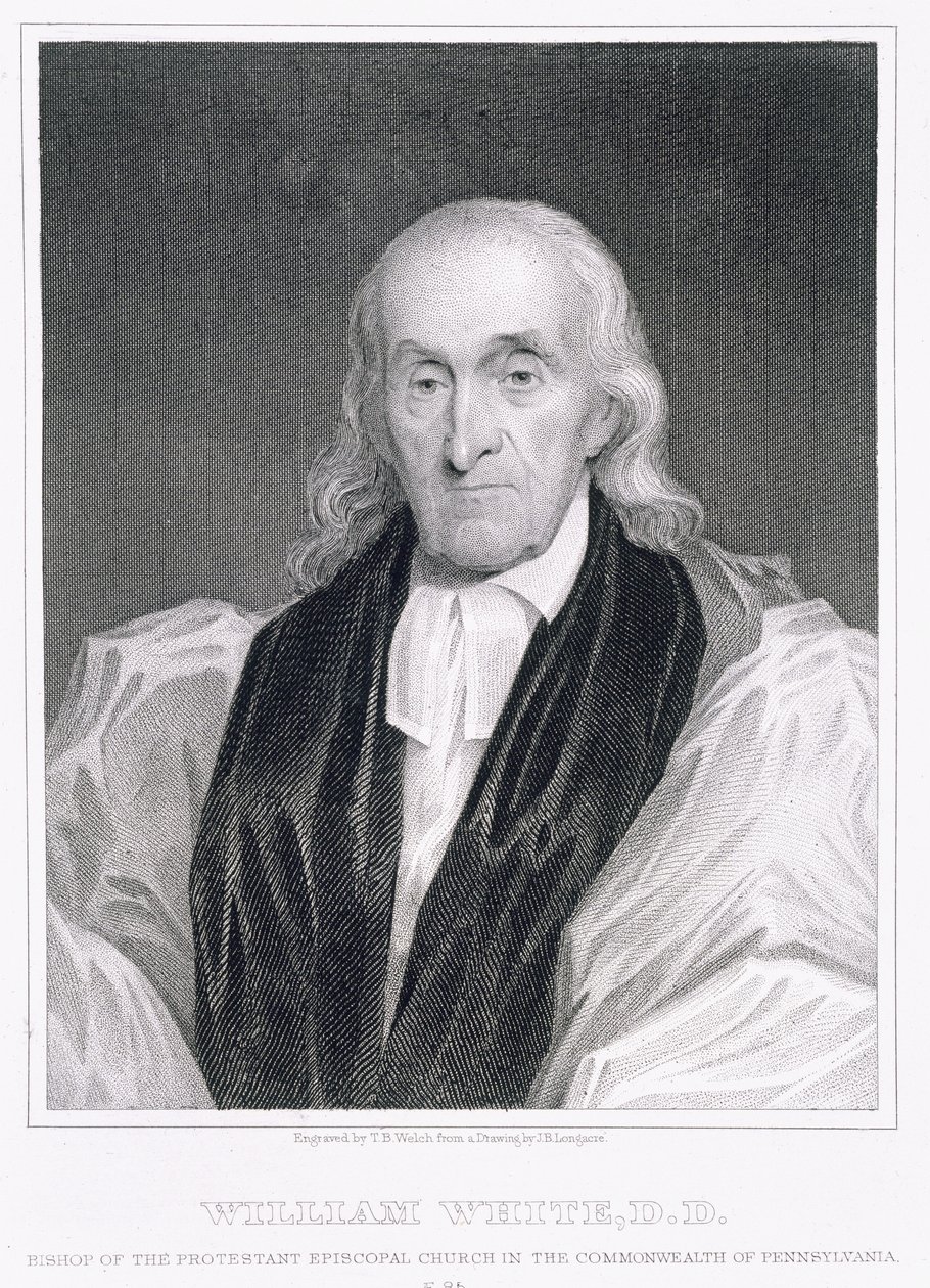 William White (1748-1836) im Alter von 85 Jahren, graviert von Thomas B. Welch (1814-74) von James Barton Longacre