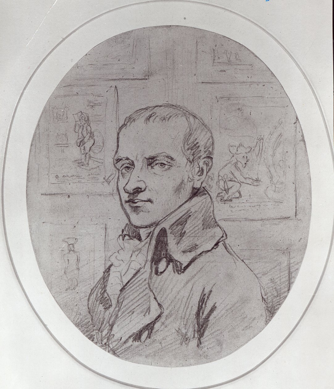 Selbstporträt von James Gillray