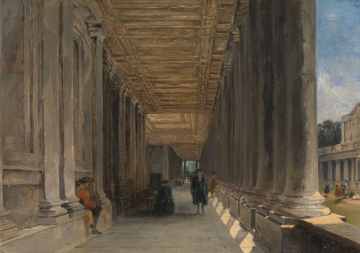 Die Kolonnade des Hauses von Königin Maria, Greenwich von James Holland