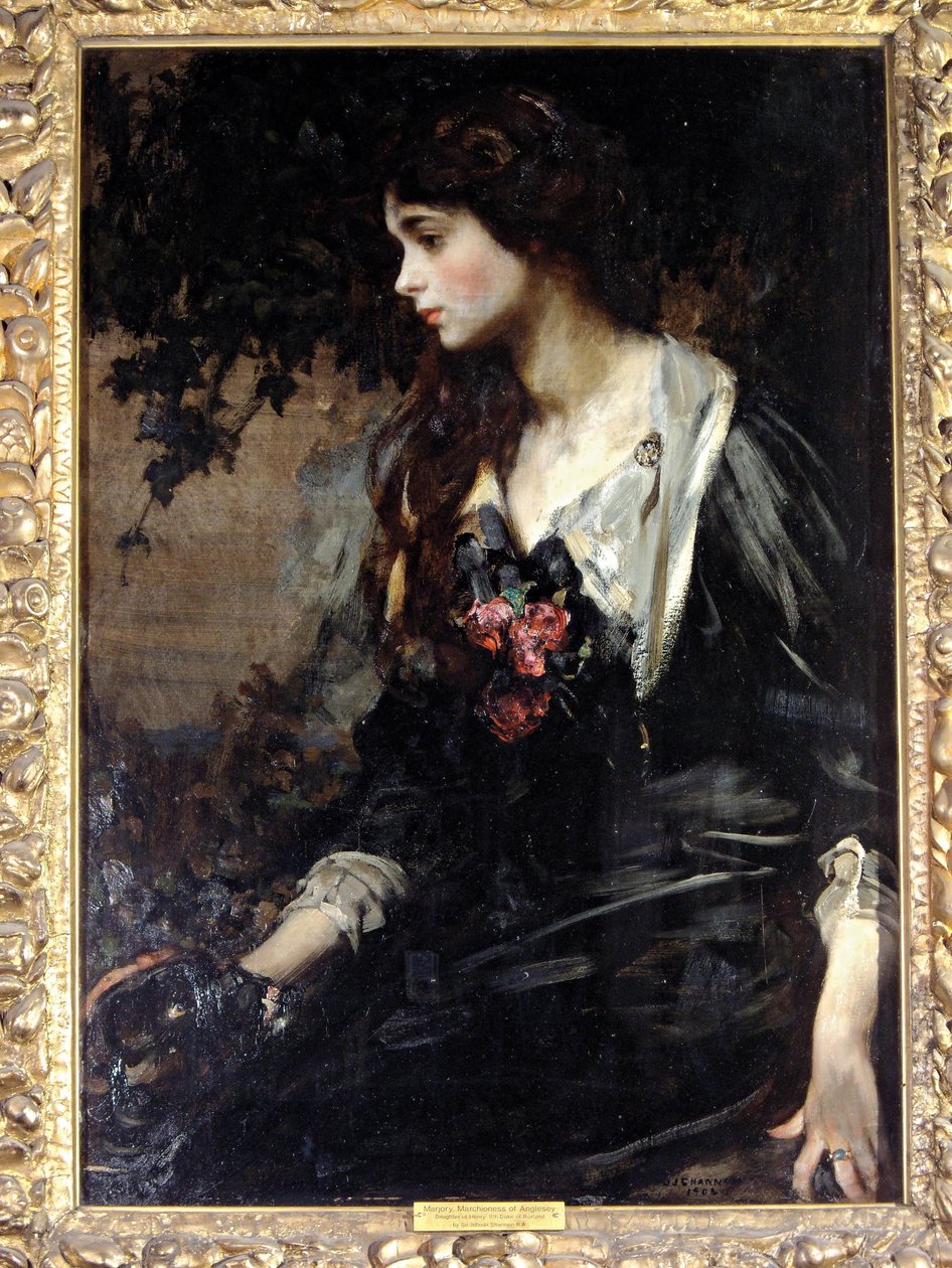 Marjorie, Marchioness of Anglesey, 1906 von James Jebusa Shannon