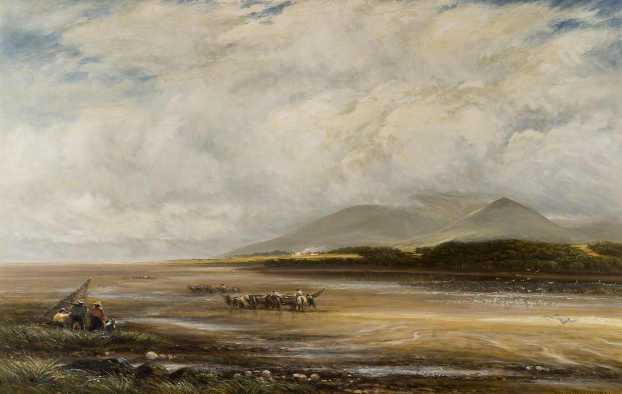 Der Solway, Criffel in der Ferne von James Orrock