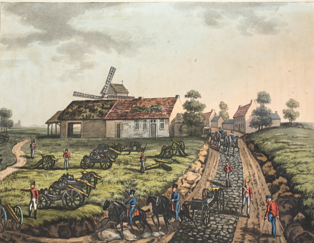 Teil des Dorfes Mont St Jean von James Rouse