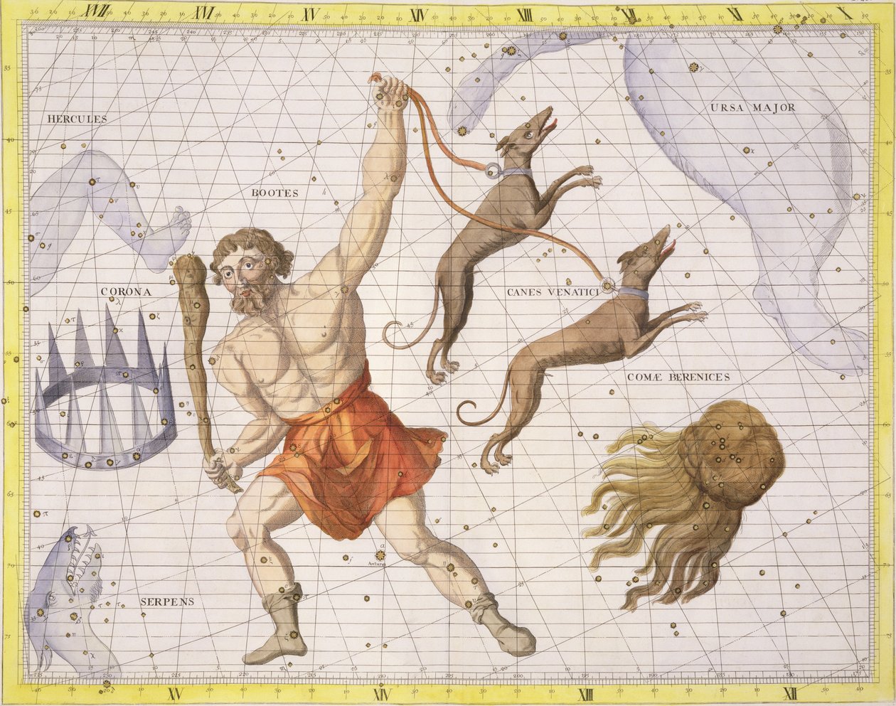 Sternbild Bootes, Tafel 20 aus 