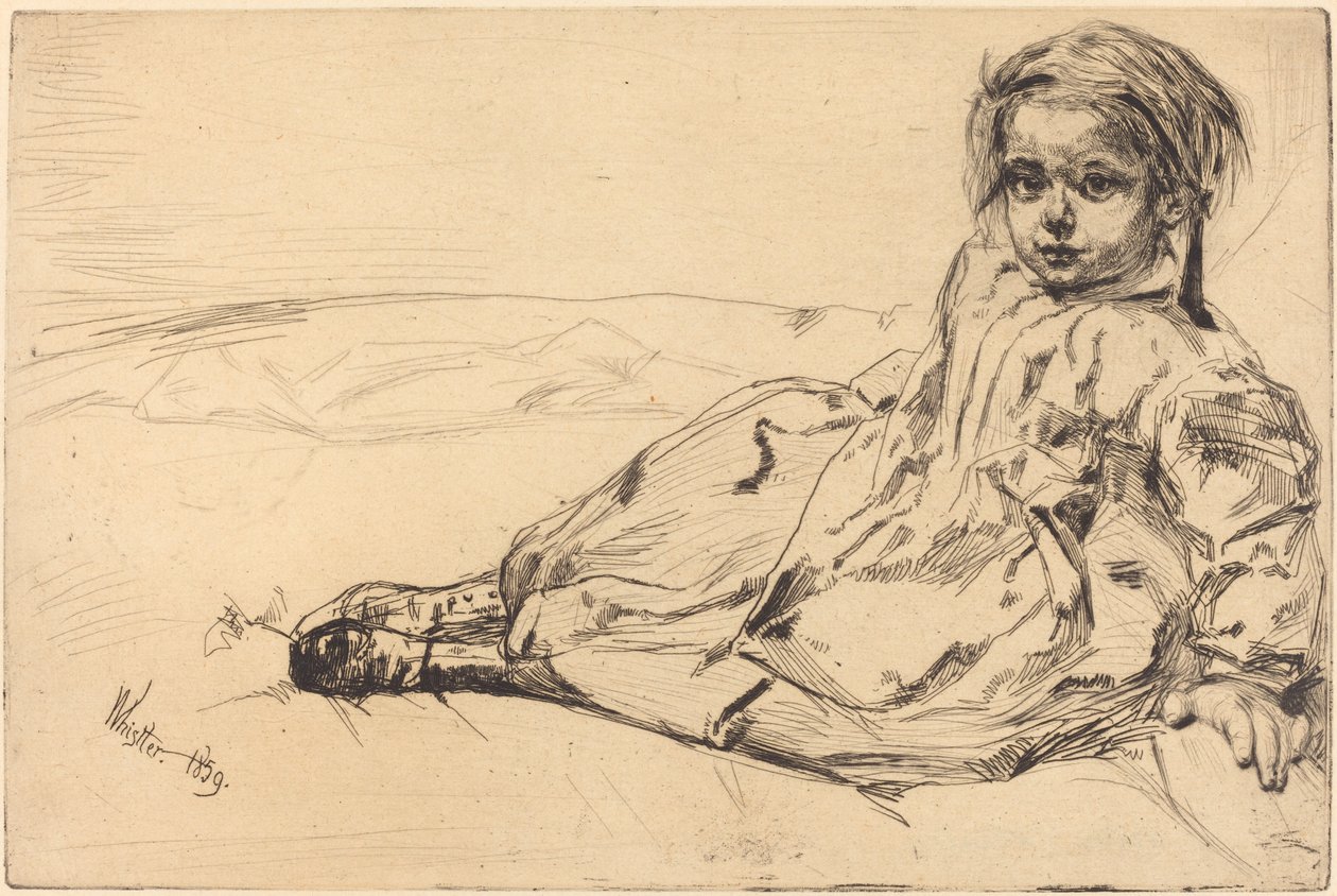 Bibi Valentin, 1859 von James Abbott McNeill Whistler