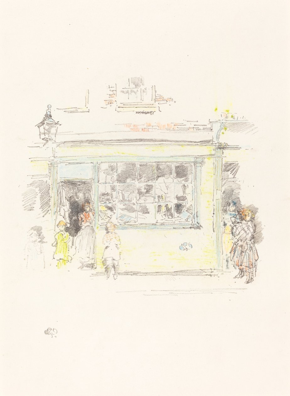 Drury Lane Lumpen, 1888 von James Abbott McNeill Whistler