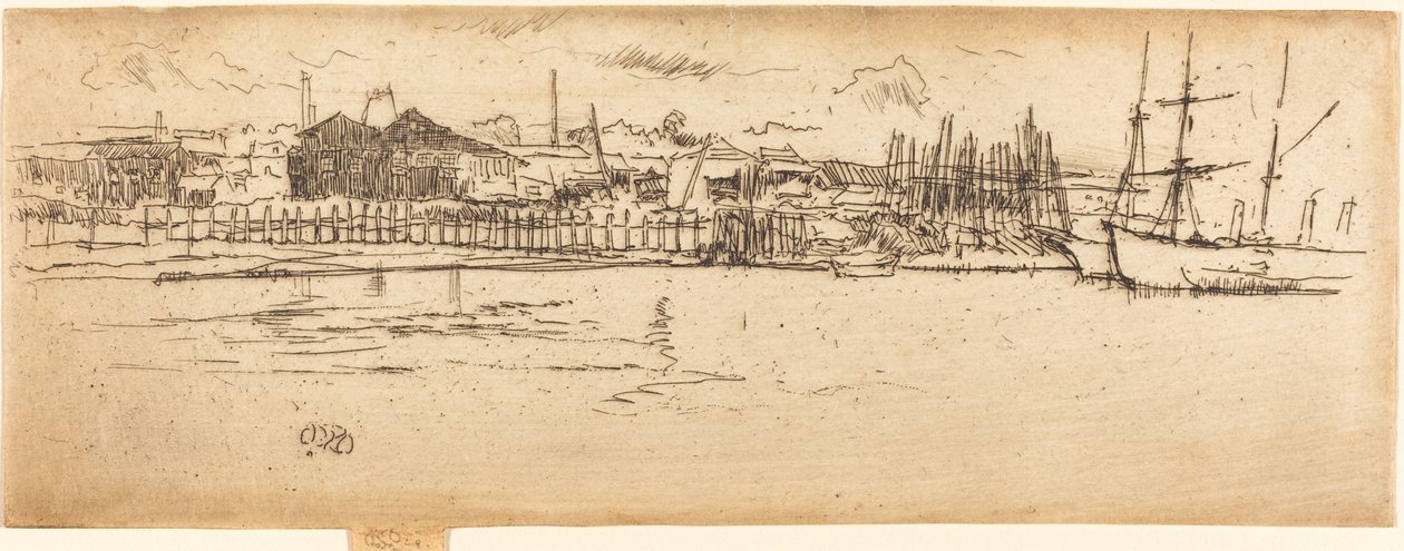 Trockendock, Southampton von James Abbott McNeill Whistler