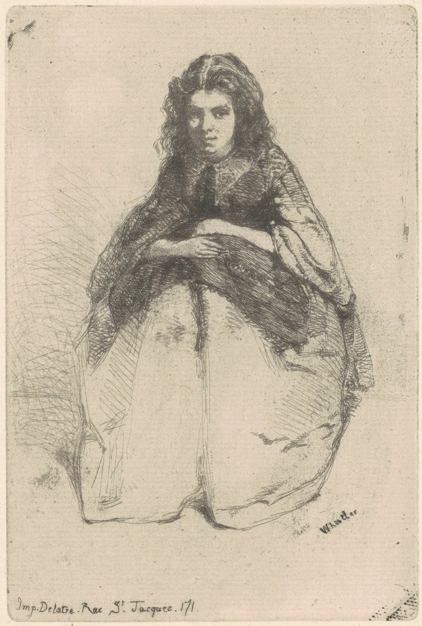Fumette, 1858 von James Abbott McNeill Whistler