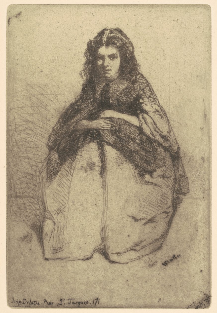 Fumette, 1858 von James Abbott McNeill Whistler